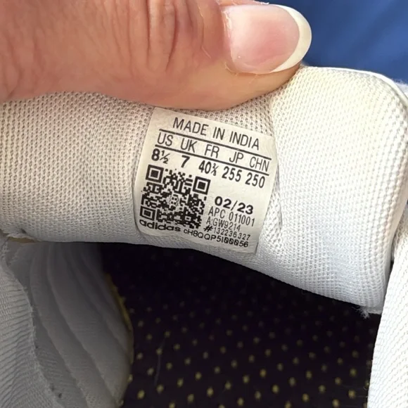 Adidas Classic Leather Grand Court B&W Sneakers Women’s Sz 8.5! - Picture 8 of 8